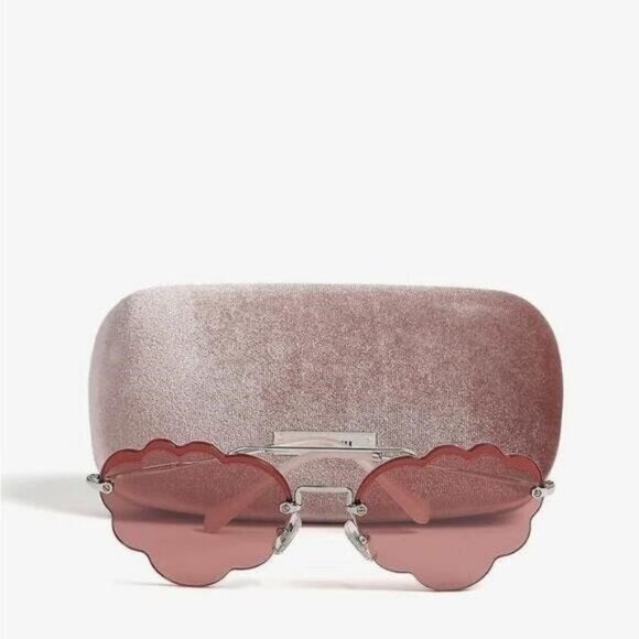 💯- New Authentic MIU MIU MU57U Irregular-Frame Sunglasses - Picture 13 of 14